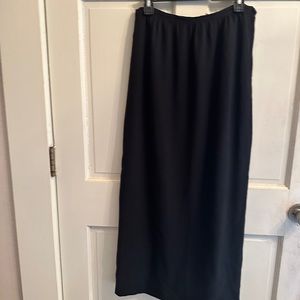 Long black skirt